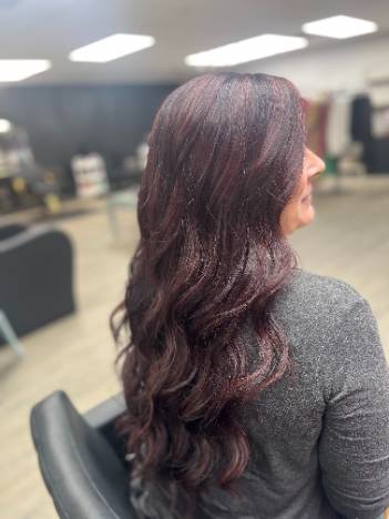 Marsha's hairstyle case study image